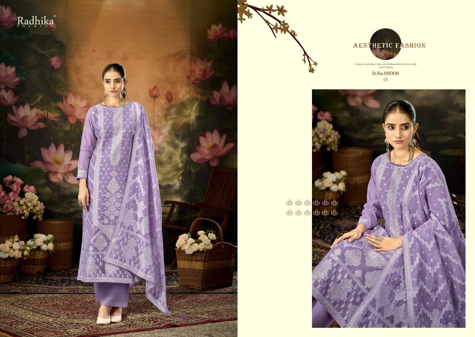 BANARASHI ADAH-12 by Azara 98001 To 98006 Series 